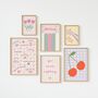 Girls Brights Pastel Affirmation Gallery Wall Print Set, thumbnail 1 of 7