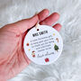 Personalised Christmas Ceramic Ornament Teacher Gift, thumbnail 2 of 7