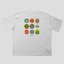 Watford Football Beer Mats Oversized T Shirt, thumbnail 2 of 8