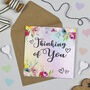 Superstar Bright Floral Thinking Of You Card, thumbnail 1 of 1