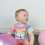 Birthday Club 1st Birthday Rainbow T Shirt, thumbnail 2 of 6