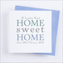 Personalised 'Home Sweet Home' New Home Card, thumbnail 2 of 9