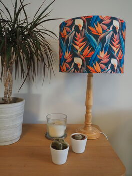 Tropical Floral Bird Of Paradise Lampshade, 2 of 6