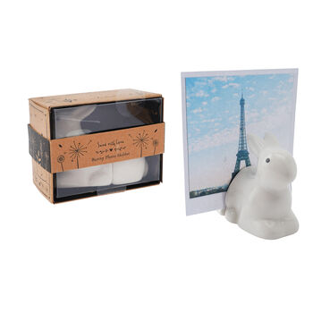 Send With Love Ceramic Bunny Photo Holder, 2 of 5