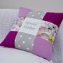 Special Mother Cushion Purple And Grey, thumbnail 2 of 4