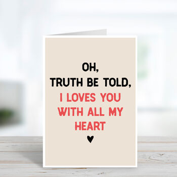 Funny Nessa Valentine's Day Card, 2 of 4