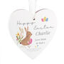 Personalised Easter Wooden Heart Decoration, thumbnail 6 of 6