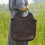 Hand Woven Hand Woven Tote Top Handle, thumbnail 1 of 12