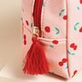 Cherry Print Make Up Bag, thumbnail 3 of 3