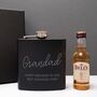Personalised Hip Flask And Miniature Bells Whisky Gift, thumbnail 1 of 4
