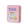 Tea Bag Travel Pocket Tin Tea Lover Gift Storage Box | T And B, thumbnail 6 of 9