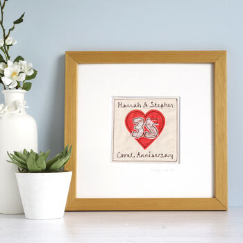 Personalised Wedding Anniversary Picture Gift, 7 of 12