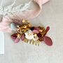 Autumnal Floral Bridal Hair Comb, thumbnail 1 of 10