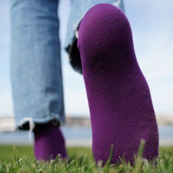 Organic Cotton Mix Luxury Single Colour Socks, 12 of 12