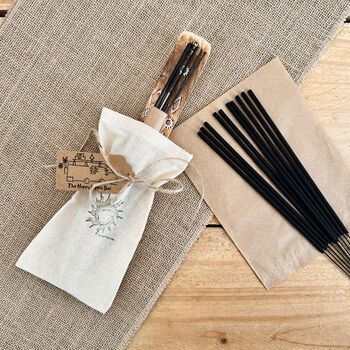 Dark Jasmine And Patchouli Hand Dipped Incense Sticks, 4 of 12