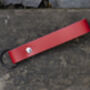 Personalised English Leather Keyring Outdoor Fathers Day Gift, thumbnail 4 of 7