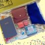 Birthday Notebook, Purse, Cosmetics And Sock Set Blue, thumbnail 2 of 11
