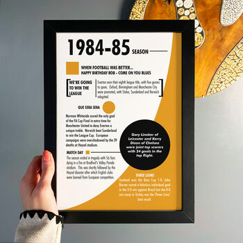 The Glory Days 40th Birthday Gift For Football Fans, 4 of 6