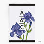 Personalised Couples Initials Floral Botanical Print, thumbnail 8 of 12