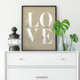 Personalised Floral Love Print, thumbnail 8 of 8