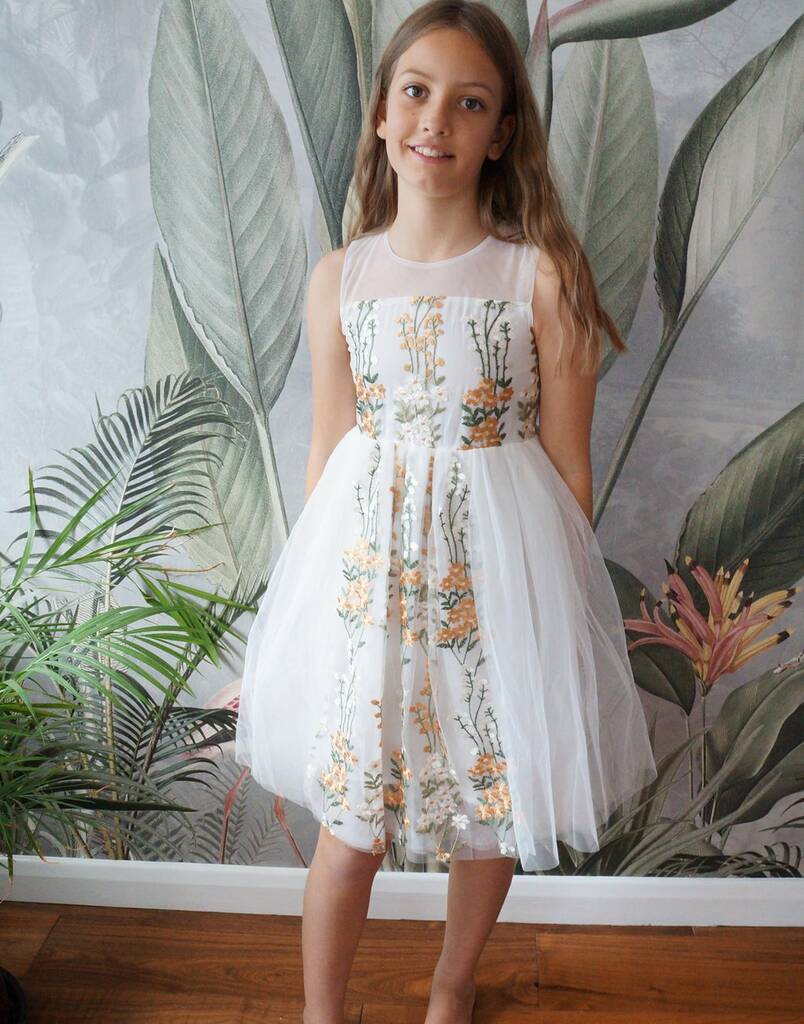 Aurora ~ Flower Girl Dress, 1 of 3