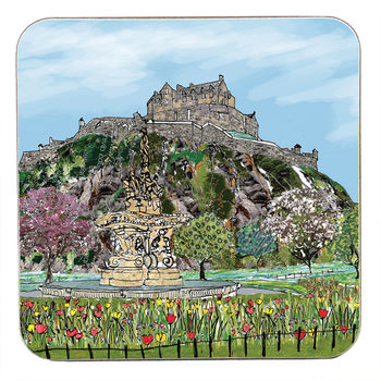 Set Of Four Edinburgh Coasters, 6 of 8