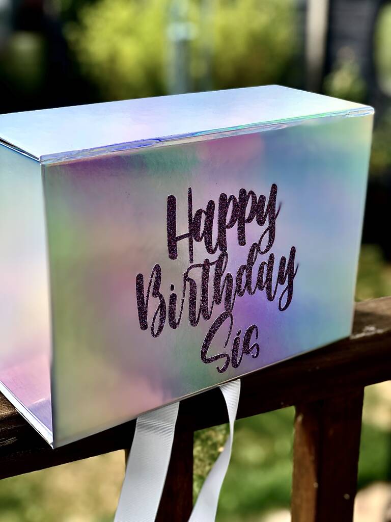 Personalised High Quality Holographic Gift Box, 1 of 12