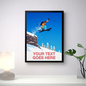 Personalised Ski Jump Poster, 2 of 6