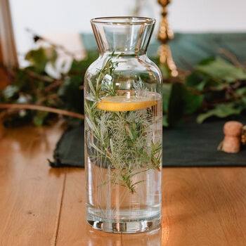 Floral Glass Carafe, 3 of 5