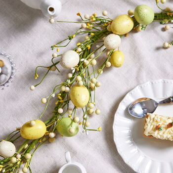 Spring Yellow And Green Easter Eggs Garland, 3 of 6