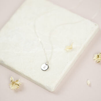 Personalised Solid Gold Disk Necklace, 3 of 9