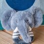 100% Recycled Elephant Ring Rattle, thumbnail 2 of 2