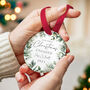 Personalised First Christmas Engaged Ornament 2025, thumbnail 5 of 7