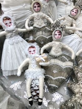 Christmas Decoration Pinecone Girl, 8 of 8