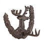 Highland Stag Cast Iron Wall Key Hook, thumbnail 2 of 8