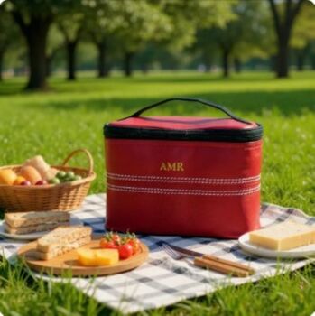 Red Cricket Insulated Lunch Bag, 7 of 9