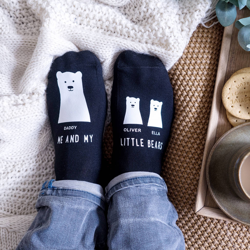 Personalised My Little Bear Socks, 1 of 6