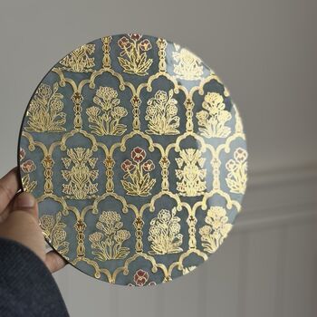 Floral Print Heat Resistant Trivet: Indian Inspired Kitchen Decor, 4 of 12