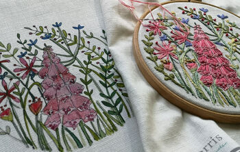 Foxglove Embroidery Kit, 2 of 12