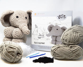 Ollie Elephant Crochet Kit, 4 of 6