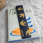 Navy Gold Foil Bird Leather Bookmark, thumbnail 4 of 5
