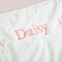 Personalised Floral Milestone Blanket, thumbnail 3 of 5