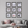Square Grey Frame Gallery Wall Collection, thumbnail 3 of 4