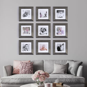 Square Grey Frame Gallery Wall Collection, 3 of 4