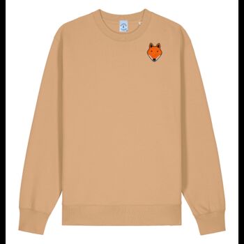 Unisex Organic Cotton Embroidered Fox Sweatshirt, 7 of 12