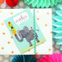 Elephant Mini Greetings Card, thumbnail 6 of 7