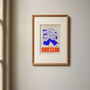 Coffee Print | Coffee And Pastry Run Club | Kitchen Wall Art | Retro Mid Century Food Poster, thumbnail 7 of 8