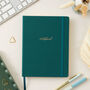 Luxury Notebook Green Juniper Cloth, thumbnail 1 of 4
