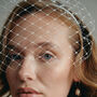 Robyn Merry Widow Birdcage Veil Headband, thumbnail 4 of 6