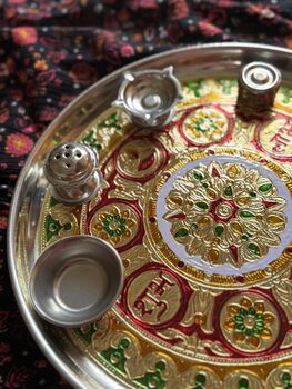 Pooja Steel Thali, 7 of 8